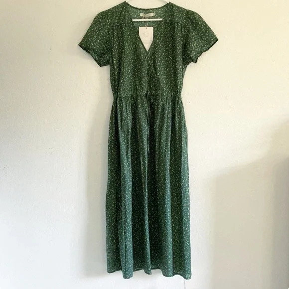 NWT Christy Dawn, Dawn Dress in Moss Pear, size M - Picture 3 of 5